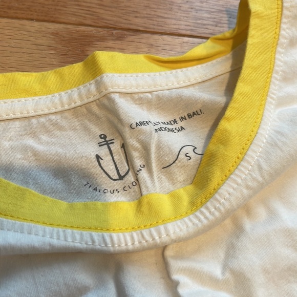 Zealous Cosmic Slider Organic cotton Surf crop Tee ringer - Picture 11 of 13